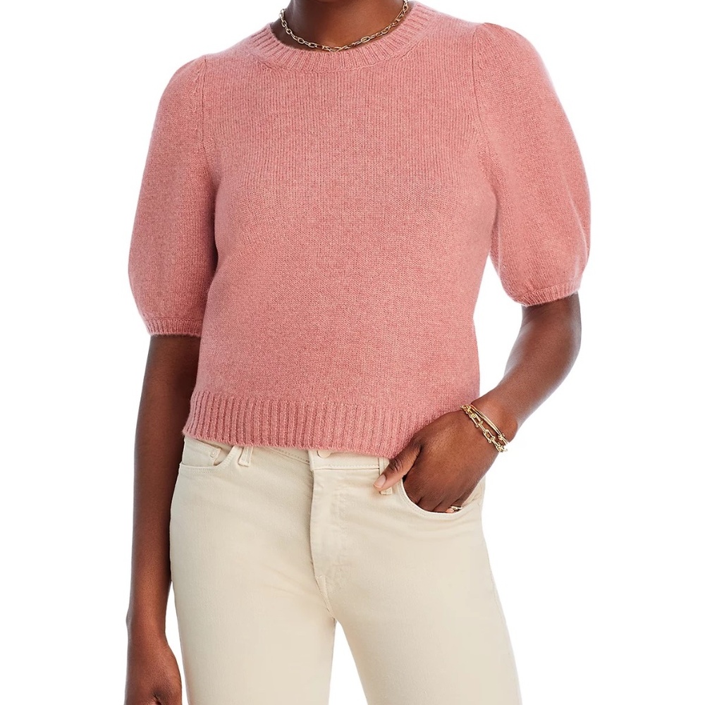 PAIGE Lucerne Cashmere Puff Sleeve Sweater Size XL NWT